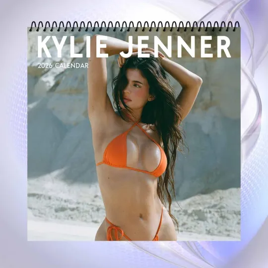 Discover Kylie Jenner 2026 Wall Calendar, Glam Bikini Photo Poster, Celebrity Room Decor