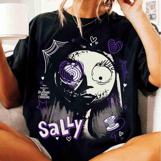 Discover Comfort Colors Sally Big Face Halloween T-Shirt