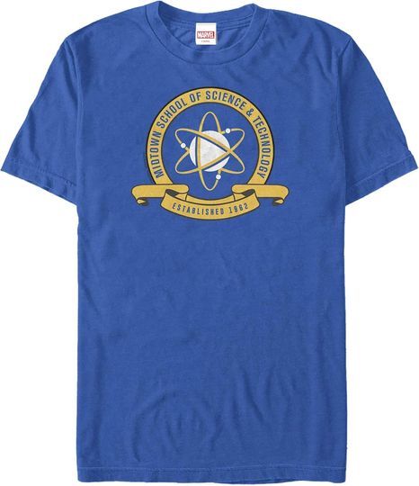 Discover Men's Marvel Spider-Man: Homecoming Midtown School Crest T-Shirt