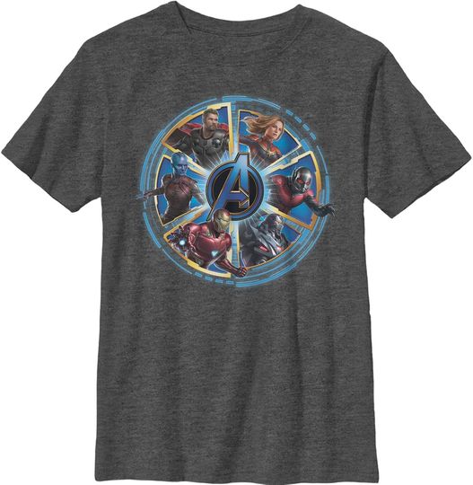 Discover Marvel Boy's Avengers: Endgame Hero Wheel T-Shirt