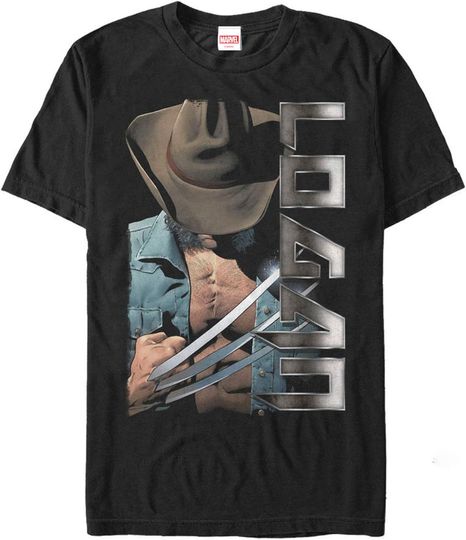 Men's Marvel X-Men Logan Wolverine Hat T-Shirt