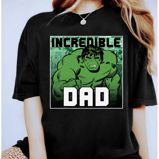 Discover Marvel Hulk Father's Day Unisex Adult T-Shirt