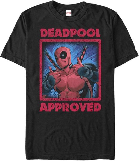 Discover Men's Marvel: Deadpool Approved Portrait T-Shirt