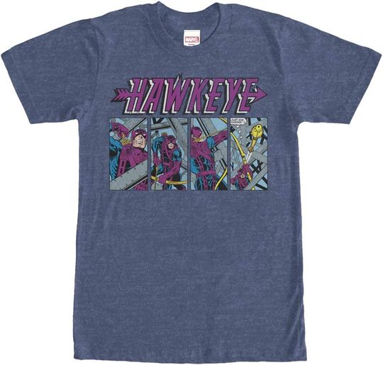 Discover Men's Marvel Hawkeye Comic Book One Shot T-Shirt