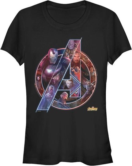 Discover Marvel Junior's Avengers: Infinity War Logo T-Shirt