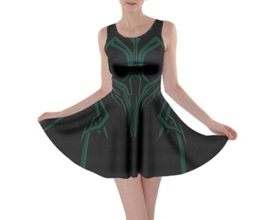 Discover Women's Hela Thor Ragnarok Inspired Skater Dress