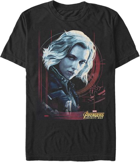 Discover Men's Marvel Black Widow Tech Focus T-Shirt