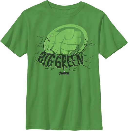 Discover Marvel Boy's Avengers: Endgame Hulk Big T-Shirt