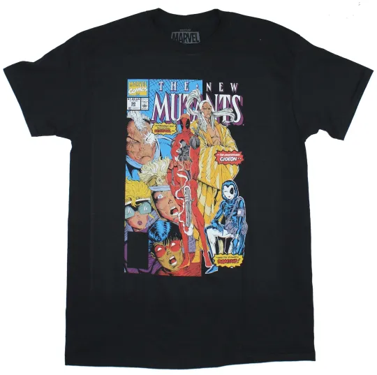 Discover Deadpool Marvel Mens T-Shirt - New Mutants 98 Cover