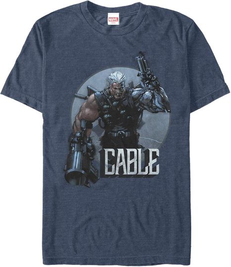 Discover Men's Marvel Cable Battle T-Shirt