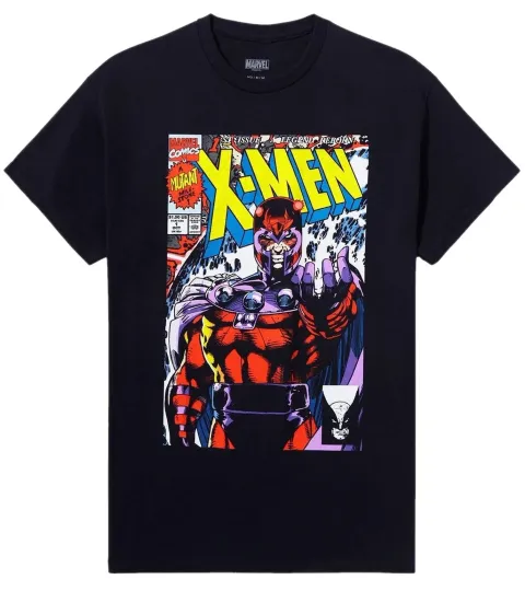 Discover X-Men Men's T-Shirt - Magneto Jim Lee Issue I Crushing Force Artwork
