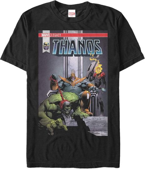 Men's Marvel Legacy Thanos Throne T-Shirt
