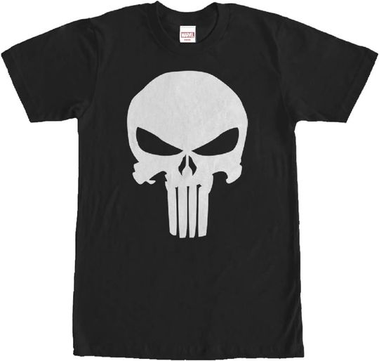 Discover Marvel Men's Punisher Classic Skull Symbol T-Shirt