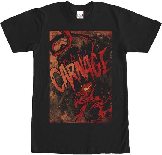 Discover Men's Marvel Carnage Villain T-Shirt