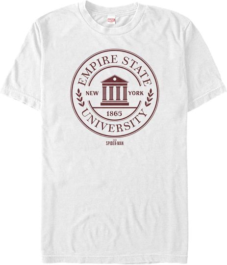Discover Men's Marvel Gamerverse Spider-Man Empire State University T-Shirt
