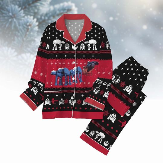 The Empire Strikes Back Pajamas, Star Wars Movie Pajamas, Darth Vader Holiday Pajamas, The Battle of Hoth Pajamas, Disney World Gift