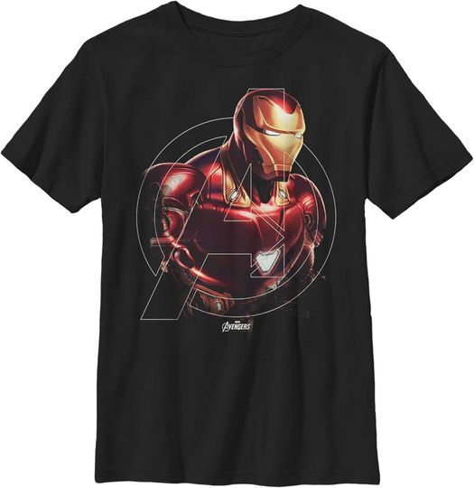 Discover Boy's Marvel Avengers: Endgame Iron Man Portrait T-Shirt