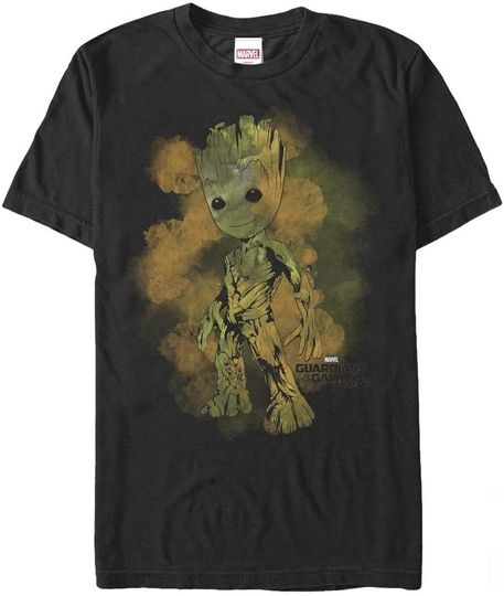 Men's Guardians of the Galaxy Vol. 2 Groot Smudge T-Shirt