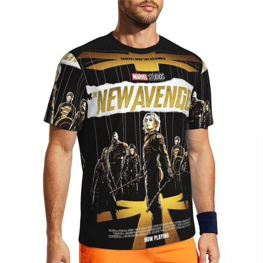 Discover Thunderbolts The New Avengers Gym T Shirt Harajuku T Shirts Male Y2K Classic Tee Shirt Beach Short Sleeves Graphic Top Tees