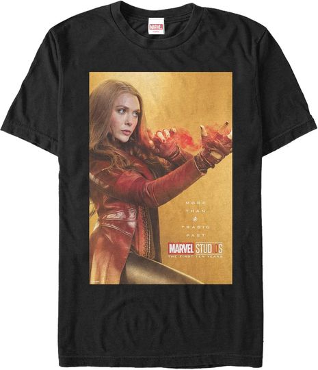 Discover Men's Marvel 10 Years Anniversary Witch T-Shirt