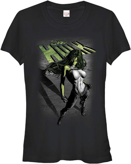 Discover Junior's Marvel She-Hulk Shadow T-Shirt