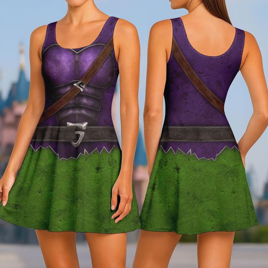 Discover Green Goblin Skater Dress, Spider Man Green Goblin Costume Dress, Goblin Cosplay Dress, Supervillains Women Dress, Halloween Shirt Gift