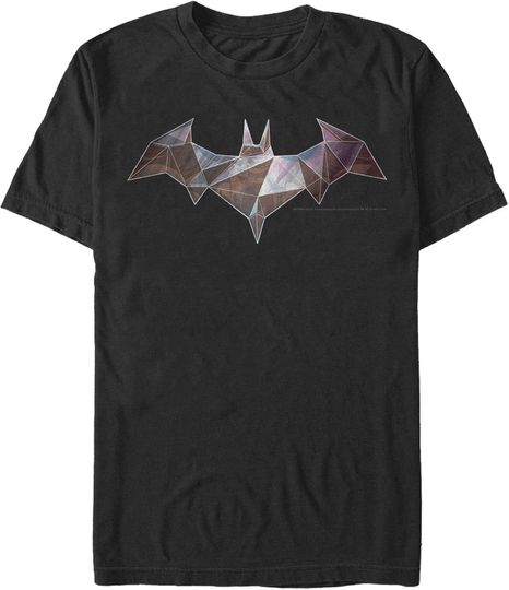 Discover Men's Batman Logo Geometric Wing T-Shirt