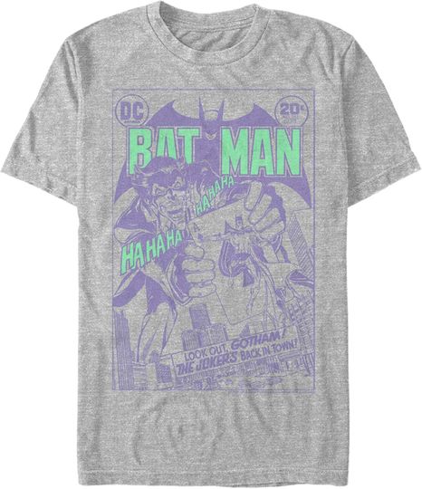 Discover Men's Batman Joker Back in Town T-Shirt