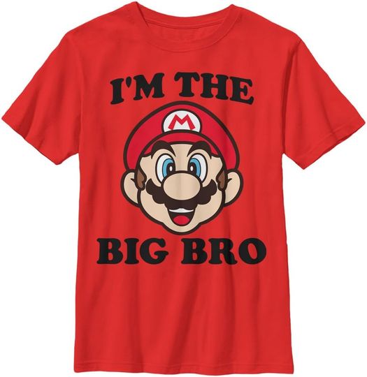 Discover Fifth Sun Nintendo Boys' Big Bro Graphic T-Shirt