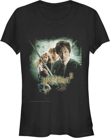 Junior's Harry Potter Chamber of Secrets Poster T-Shirt