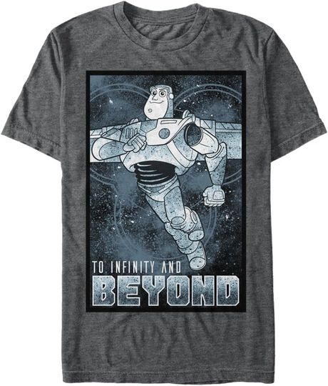 Discover Fifth Sun Men's Toy Story Buzz Lightyear Infinity Beyond Graphic T-Shirt