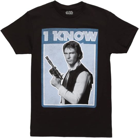 Men's Star Wars Han Solo Quote I Know T-Shirt