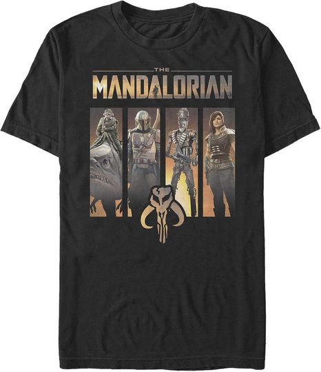 Discover Men's Star Wars: The Mandalorian Character Panel T-Shirt