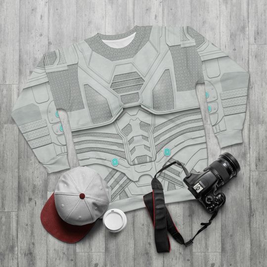 Ava Starr Ghost Long Sleeve Shirt, Ant-Man and the Wasp Costume, MCU Apparel, Avengers Campus Outfit, Comic Con Cosplay, Unisex Sweatshirt