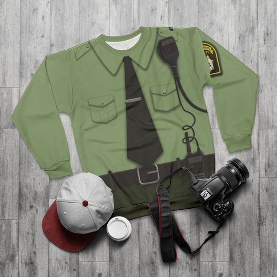 Animal Control Officer Long Sleeve Shirt, Bolt Character Costume, Security Guard Cosplay, Officer Ester Outfit, Disneyland Sweatshirt