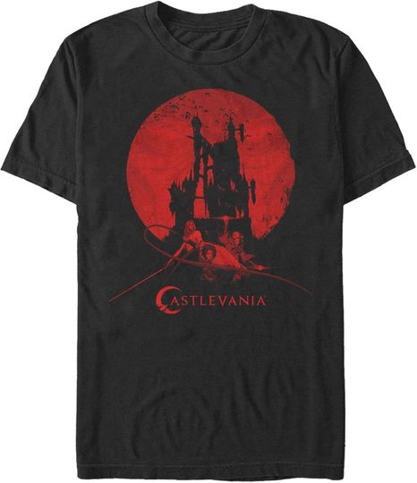Men's Castlevania Blood Moon Silhouette T-Shirt