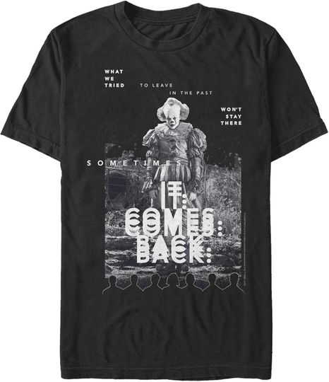 Discover Fifth Sun Men's IT Chapter Two Chapter Two Pennywise Glitch T-Shirt