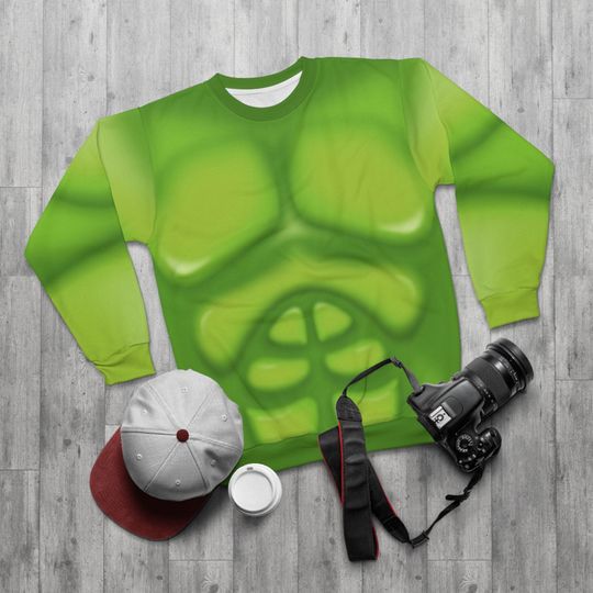 Hulk Green Long Sleeve Shirt, Spidey and His Amazing Friends Costume, Animated Series Outfits, Superhero Cosplay, Cartoons Apparel