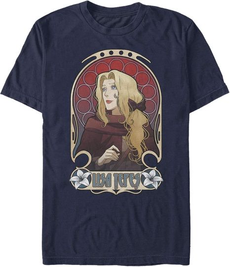 Fifth Sun Men's Castlevania Lisa Tepes Portrait T-Shirt
