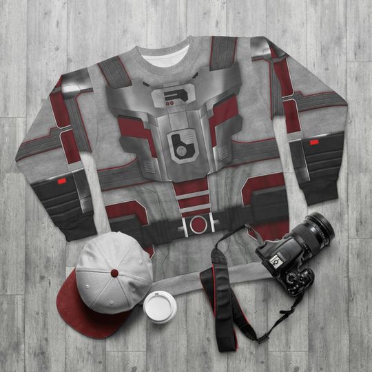 Henry Pym Long Sleeve Shirt, Ant-Man Movie Inspired Costume, MCU Apparel, Avengers Campus Outfit, Comic Con Cosplay, Unisex Sweatshirt