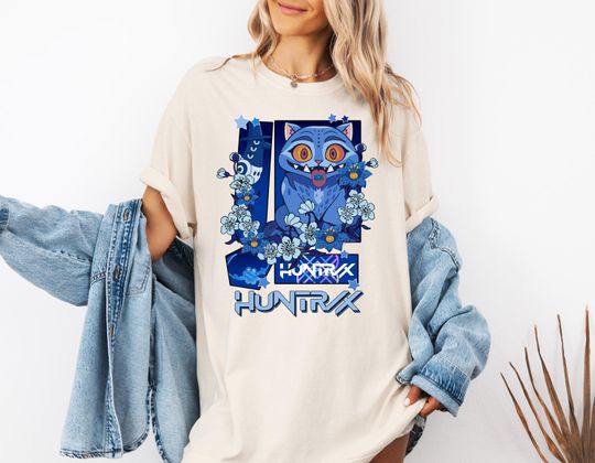 Discover Kpop Demon Hunters Tiger Shirt, Demon Hunter Tiger Tee, Kpop Huntrix Pin Shirt