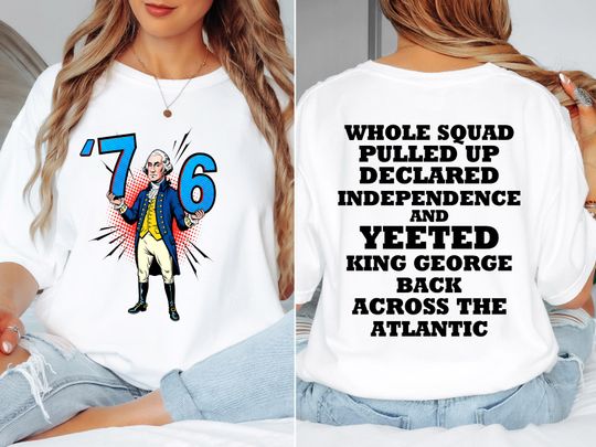 Discover Funny 76 Whole Squad T-Shirt for Gen Alpha Meme Fans