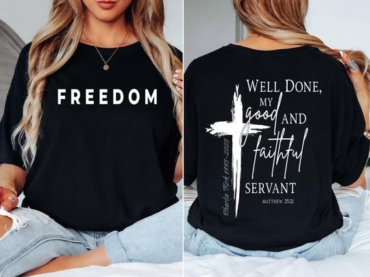 Freedom Tribute Tee - Charlie Kirk Inspired Liberty Graphic T-Shirt