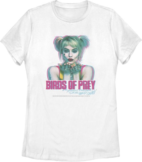 Women's Birds of Prey Harley Quinn Blur T-Shirt