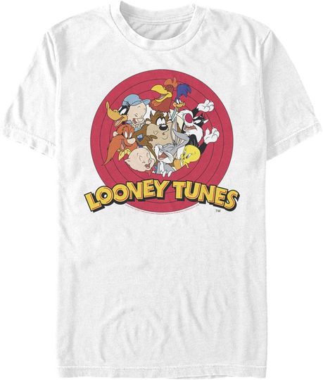 Men's Looney Tunes Character Classic Circle T-Shirt