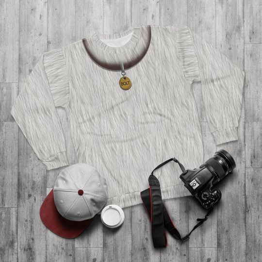 Discover Bolt Long Sleeve Shirt, Bolt White German Shepherd Character Costume, Disney Dog Cosplay, Birthday Theme Animal Outfit, Disney Family Trip