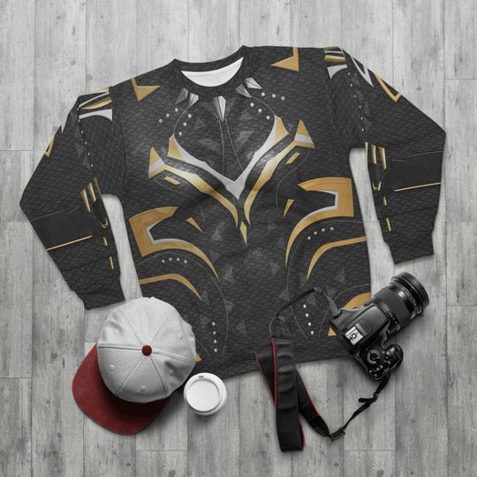 Shuri Black Panther Long Sleeve Shirt, Wakanda Forever Costume, MCU Apparel, Avengers Campus Outfit, Comic Con Cosplay, Unisex Sweatshirt
