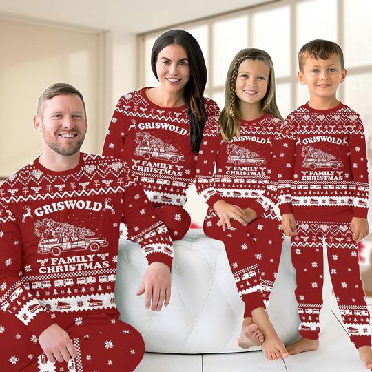 Discover Griswold Family Pajamas, Griswold Tree Farm Shirt, National Lampoons Holiday Pajamas, Christmas Vacation Gift, Matching Pajamas Set