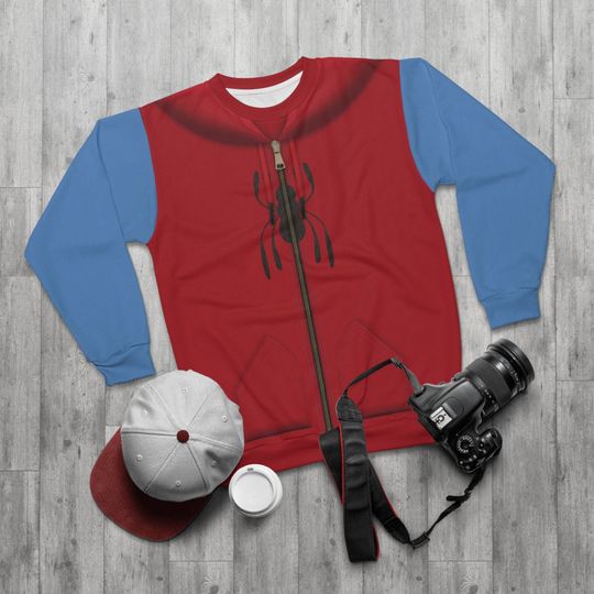 Discover The Homemade Long Sleeve Shirt, Peter Parker Costume, Spider-Man Cosplay, Captain America Civil War, Disney Avengers Campus, Event Running