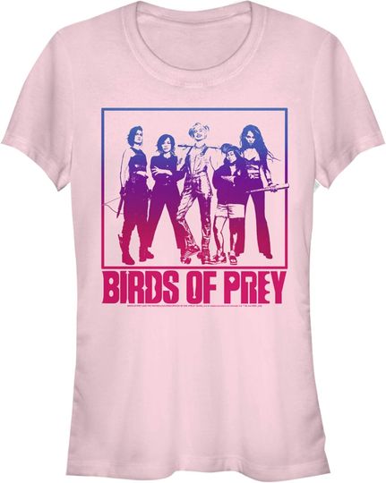 Discover Junior's Birds of Prey Harley's Team Frame T-Shirt